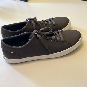 Men’s Soerry Top-Sider. Grey Leather